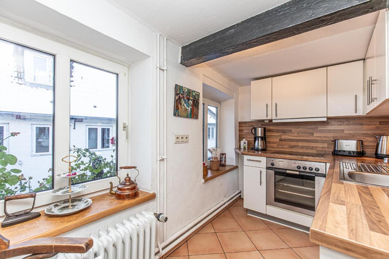 Fewo1846 - Lille Petuhtante II - Elegante Vintage-Wohnung Mit 2 Schlafzimmern Flensburg Exterior foto